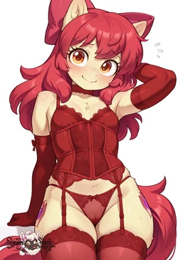[SemenSheep] Apple Bloom (cervina7 style) [AI Generated]