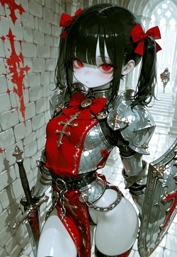 [molny] Shield Drops, Skirt Rips – Little Red Knight [AI Generated]