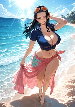 [Miyu] Nico Robin: Ocean Breeze [AI Generated]