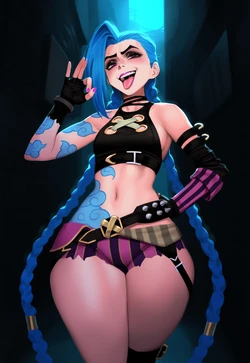 [1-A Dot] Jinx & VI BBC Worship (v4) [AI Generated]