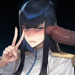 [1-A Dot] Ragyou & Satsuki BBC Worship [AI Generated]