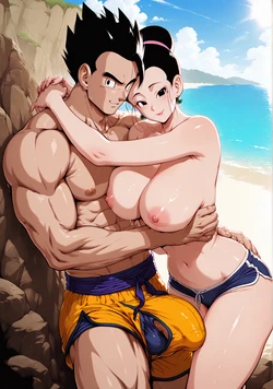 [Ronan007] Beach Day - Dragonball Edition [AI Generated]