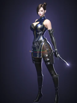 [AI Generated]穿越火线-蝴蝶-保卫+灵魂武者