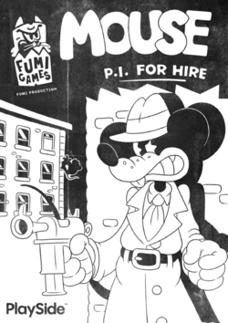 MOUSE P.I. For Hire Comic Book(English)