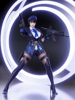 [AI Generated]穿越火线-枪娘樱-保卫+灵魂武者