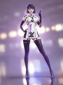 [AI Generated]穿越火线-雨墨-灵魂武者