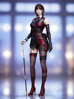 [AI Generated]穿越火线-女爵-雾萌萌-潜伏者--瞳-灵魂武者