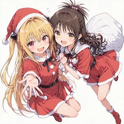 [AI Generated] とらぶるクリスマス 美柑＆ヤミ