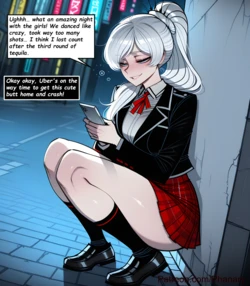 [Phanary] Weiss Schnee: After Girls’ Night [AI Generated]