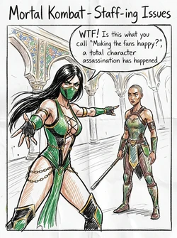 Mortal Kombat - Staff-ing Issues [AI GENERATED]