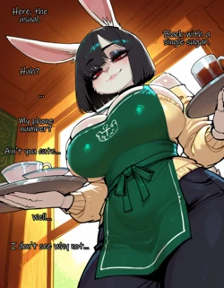 [Sandcrop] Goth bunny [AI Generated]