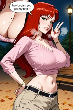 Jean Grey fucks Logan to get back at Scott [AI Generated]