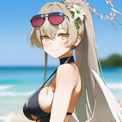 [Howsir] 桐藤ナギサ Nagisa Kirifuji (swimsuit) 2 [AI Generated]