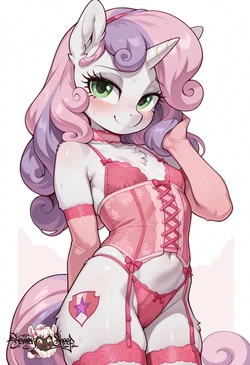 [SemenSheep] Sweetie Belle (cervina7 style) [AI Generated]