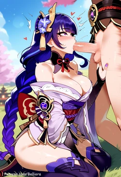 [Belliora] raiden shogun (genshin impact) Exclusive set (ai generated)