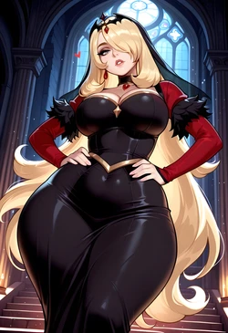 DreamcoreArt - Set 1494 - Cynthia BWC (Patreon) (AI Generated)
