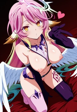 [BoBo345] (461枚）ジブリール Jibril (ノーゲーム・ノーライフ/No Game No Life) [AI Generated]