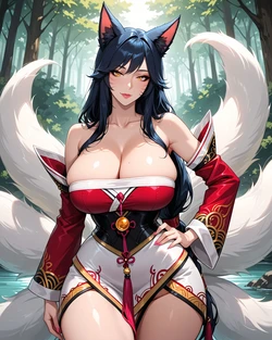 [Konoha Waifus] Ahri [AI Generated]