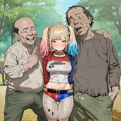 [Patreon] (yourojisan) Harley Quinn x Homeless Part 1 (AI Generated)
