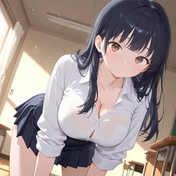 [NeekoSan] Anna Yamada BBC 山田杏奈  (The Dangers in My Heart) [AI Generated]
