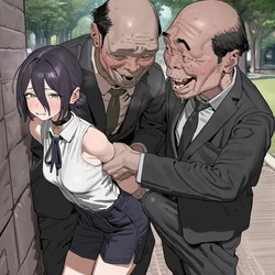 [Patreon] (yourojisan) Reze x Old Men (AI Generated)