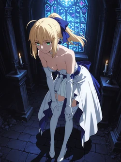 [Kurohime] セイバー（ウェディングドレス）[AI Generated]