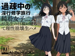 [AI-jison] 過疎中の淫行修学旅行〜純朴女子二人が先生の巨根に堕ちて理性崩壊生ハメ (オリジナル) [AI Generated]