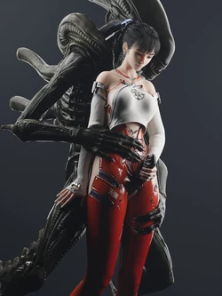 [Lydas3D] Eve VS Xenomorph (Stellar Blade, Aliens)