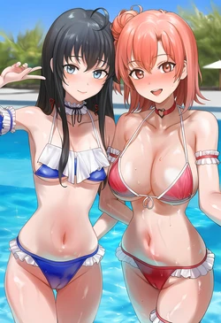 [blackmelon] クズチン専用の奉仕部（雪乃&結衣）  [AI Generated]