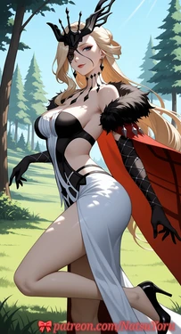 [NatsuYoru] La Signora (Genshin Impact) [AI Generated]