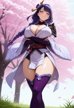 Kikia1_Ai Patreon March Raiden tentacles I Genshin impact [AI Generated]