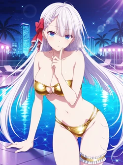 [Kurohime] リーセリア（ナイトプール）[AI Generated]