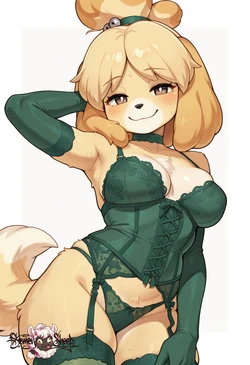 [SemenSheep] Isabelle (cervina7 style) [AI Generated]