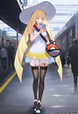 【cMonster】(pokemon) Lusamine (Lillie cosplay) BBC FATMAN [AI Generated]