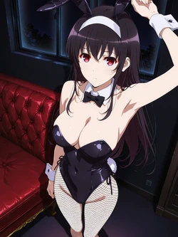 [Kurohime] 霞ヶ丘詩羽（バニー）[AI Generated]