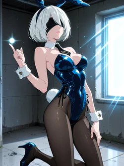 [Kurohime] 2B（バニー）[AI Generated]