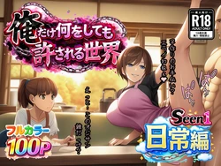 [ぴんぴん丸] 俺だけ何をしても許される世界seen1日常編 [AI Generated]