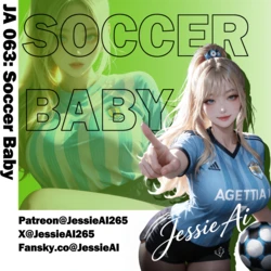 [JessieAI] JA 063: Soccer Baby [AI Generated]