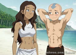 Avatar The Last Airbender - Katara X Aang [Yakobi] [AI Generated]