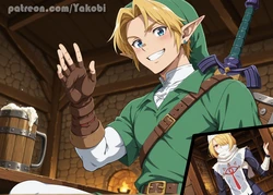 The Legend of Zelda Ocarina of Time - Link X Sheik [Yakobi] [AI Generated]