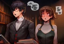 Ren Amamiya x Makoto Niijima - Quiet Place[AISouls] [AI Generated]