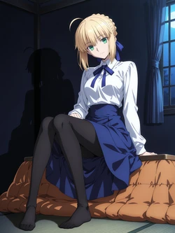 [Kurohime] セイバー（私服）[AI Generated]
