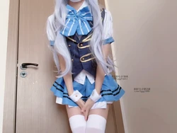 (元元模特) [请问您今天要来点兔子吗？] 香风智乃 自慰[YuanYuan Model] (Gochuumon wa Usagi Desu ka?) Chino Kafuu Masturbation Cosplay Set