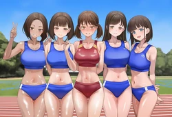 [blackmelon] 怪しい新任コーチと夜の部活動（女子陸上部） [AI Generated]