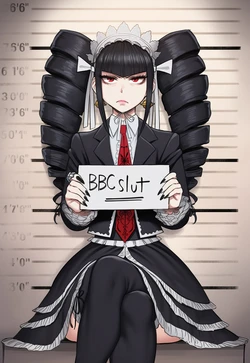 [1-A Dot] Celestia Ludenberg BBC jail [AI Generated]