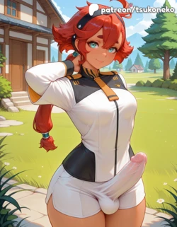 [TsukoNeko] Suletta Mercury (The Gundam | Mobile Suit Gundam the Witch from Mercury) [AI Generated]
