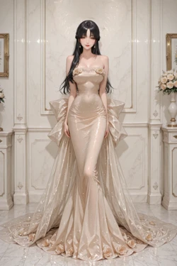[溶洞里的毛毛虫] 老婆的怪癖 婚纱 补 [AI Generated]