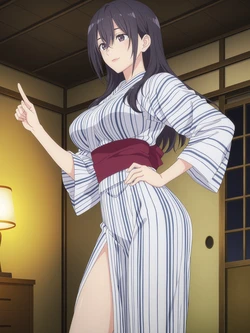 [Kurohime] 羽生まゆり（浴衣）[AI Generated]