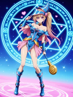 [Kurohime] 川神舞（ブラックマジシャンガール）[AI Generated]