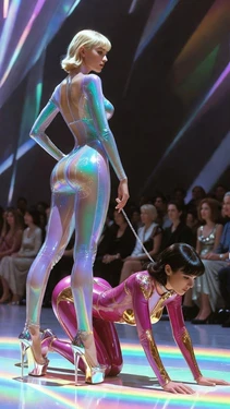 [Burn333] Latex Fashion show 7 [AI Generated]